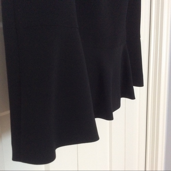 Talbots Black Skirt w/ Back Ruffle - Size 8 - Picture 3 of 12